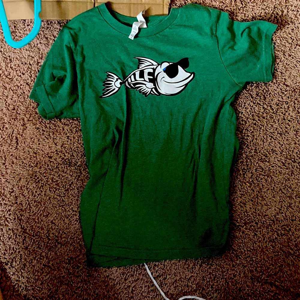 Cute t shirt from shop at a campground